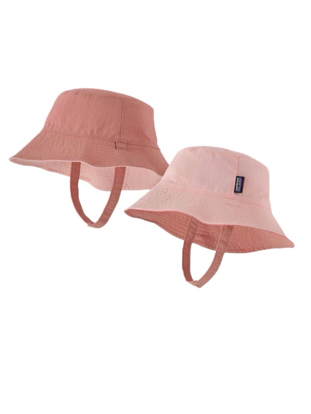 Patagonia Kids Reversible Bucket Hat - Dusty Rose & Blush Size 5T